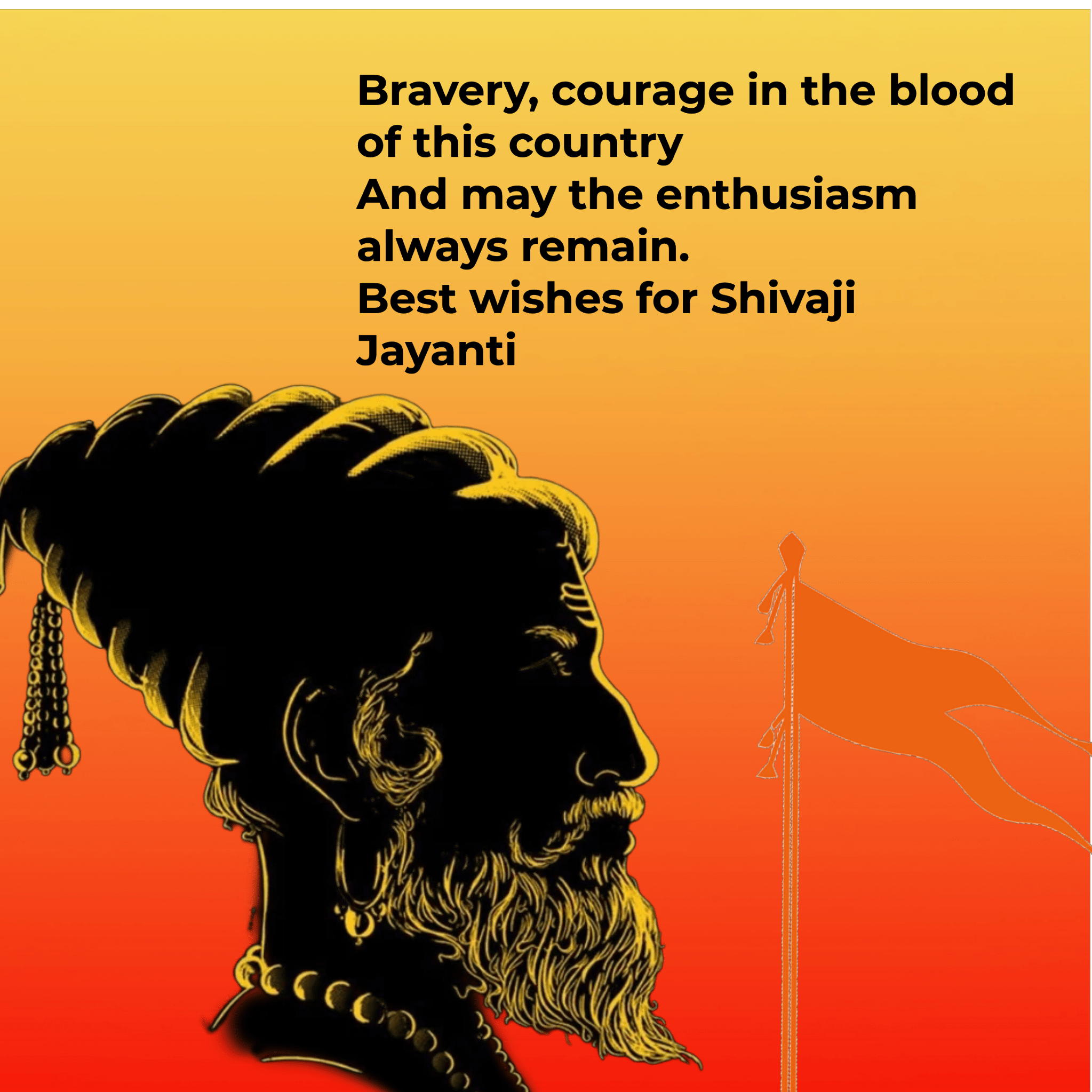 Shivaji Jayanti Wishes Images Greeting Card Messages