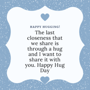 hug day greeting card