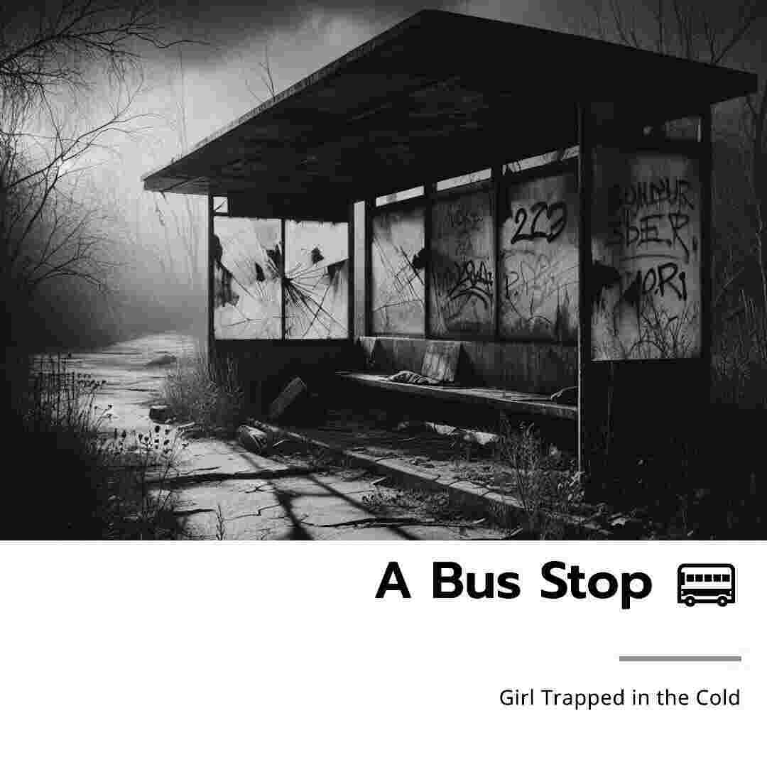 A Bus Stop Horror Story: Girl Trapped in the Cold