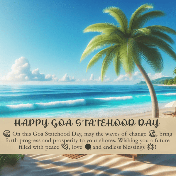 Happy Goa Statehood Day Quote wishes