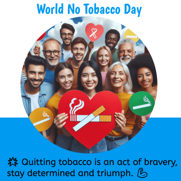 World No Tobacco Day With Message